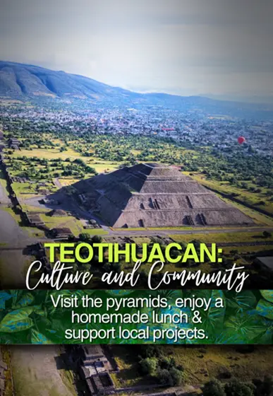Vegan and vegetarian teotihuacan tour